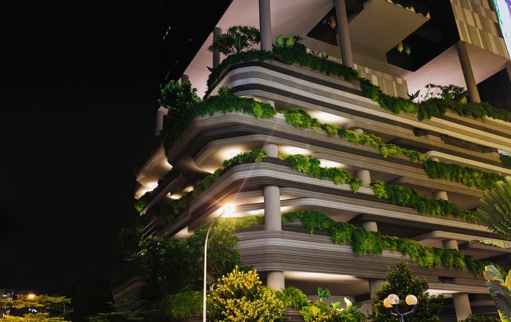 Commercial landscaping project showcasing corporate green space design by Naturevalley in Lahore